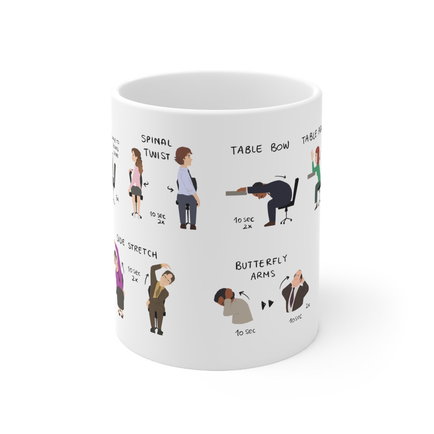 Desk Yoga | The Office | Mug 11oz