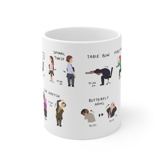 Desk Yoga | The Office | Mug 11oz