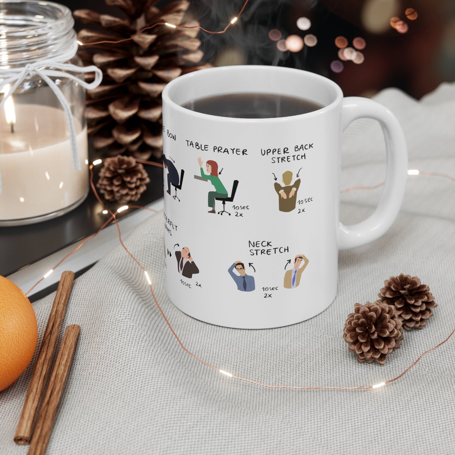 Desk Yoga | The Office | Mug 11oz