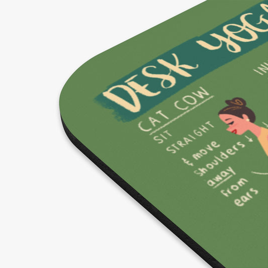 Desk Yoga Mouse Pad - Shoulders, Back, & Neck