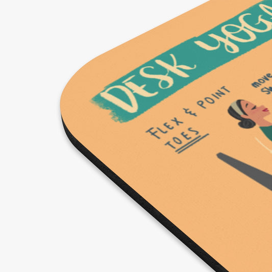 Desk Yoga Mouse Pad - Lower back, Hips, & Legs
