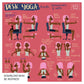 Desk Yoga - Shoulders and Arms | Yoga At Your Desk | Office Yoga | Yoga Art Print | Fitness Art | 8x8 in, 8x10 in, 16x16 in