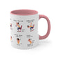 Desk Yoga Mug - Shoulders, Back, and Neck | Accent Coffee Mug, 11oz | Coffee Mug | Yoga Mug | Office Gift