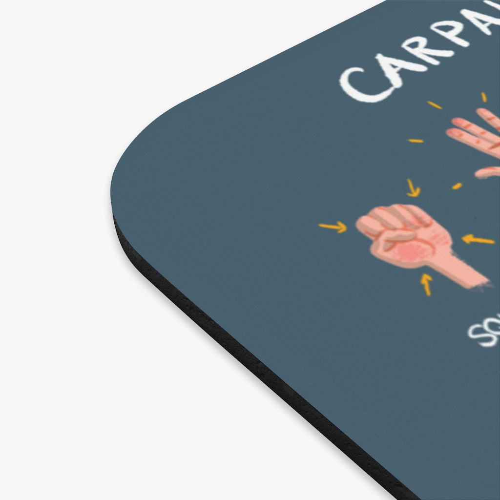 Carpal Tunnel Exercises Mousepad - Blue | Hand and Wrist Exercises for Carpal Tunnel Relief