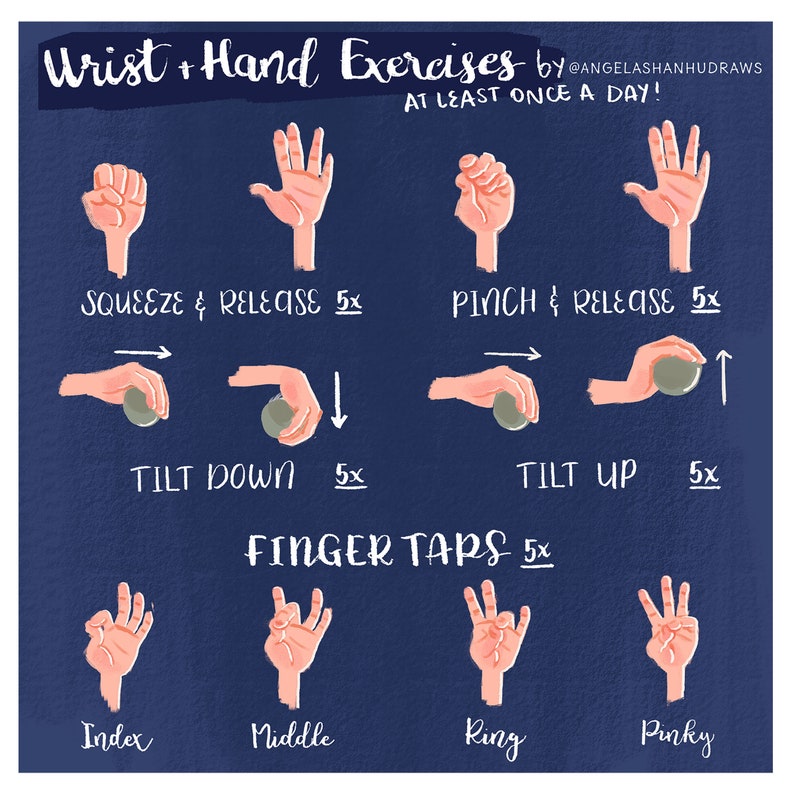 Hand cramp exercises sale