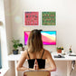 Desk Yoga - Buy 2 get 2 Free! | Yoga At Your Desk | Office Yoga | Yoga Art Print | Office Art | Work From Home Art | Yoga Poses
